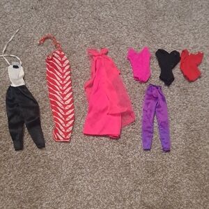 Doll Clothing Set with Dresses and Pants
